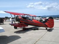 N32137 @ WVI - 1941 Waco UPF-7 @ Watsonville Municipal Airport, CA - by Steve Nation