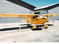 N43300 @ SZP - 1946 Taylorcraft BC-12D TWOSOME as 'Ol Yaller' in 1984 - by Doug Robertson