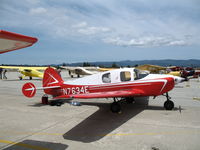 N7634E @ WVI - Tricycle-gear 1959 Bellanca 14-19-3 @ Watsonville Municipal Airport, CA - by Steve Nation