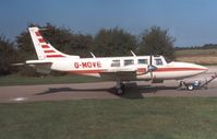 G-MOVE @ EGBG - Piper PA-60 Aerostar at Leicester - by Simon Palmer