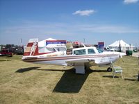 N1163G @ KOSH - Mooney M20J