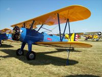 N9856F @ KOSH - Stearman - by Mark Pasqualino