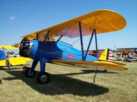 N9856G @ KOSH - Stearman - by Mark Pasqualino