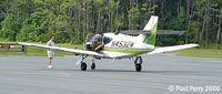 N4532W @ FFA - Not long after landing, getting the plane secured