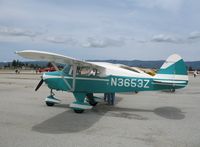 N3653Z @ WVI - 1960 Piper PA-22-150 @ Watsonville Municipal Airport, CA - by Steve Nation