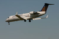 D-ACRP @ BRU - flight LH4632 is about to land on rwy 25L