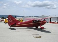 N6639M @ WVI - 1947 Stinson 108-3 (as NC6639M) @ fly-in Watsonville Municipal Airport, CA - by Steve Nation