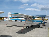 N5744B @ WVI - 1956 Cessna 182 - by Steve Nation