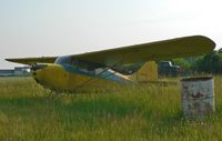 N9506E @ FWN - Time-worn 1946 Chief takes a well-deserved break in the tall grass. - by Daniel L. Berek