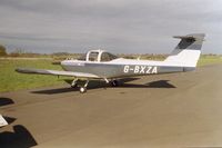 G-BXZA @ EGBT - PA38 Tomahawk at Turweston - by Simon Palmer