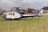 N565F @ EGTB - SA341G Gazelle at Booker a few years ago - by Simon Palmer