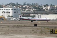 N837AE @ SAN - American Eagle EMB-135KL taxying @ San Diego, CA - by Steve Nation