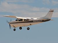 N9922Y @ VGT - Privately Owned / 1982 Cessna T210N - (Centurion) / Landing on RWY 7 into gusty winds. - by SkyNevada - Brad Campbell
