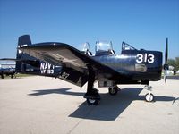 N313WB @ KRFD - North American T-28B - by Mark Pasqualino