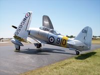 N20MD @ KOSH - Hawker Sea Fury TMK-20 - by Mark Pasqualino