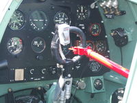 N959RT @ OSH - Very British controls