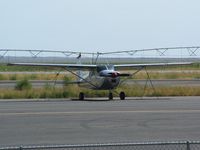 N732SE @ KAOC - Sitting on the ramp at Arco - by Jeff Rodeback