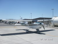N6399A @ KSBP - 1956 Cessna 182 - by Mike Clare