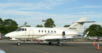 N800FH @ FRG - A nice BAe 125. Buttoned up for the night...