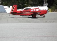 N9588M @ MRY - Bright red 1966 Mooney M20F @ Monterey, CA - by Steve Nation