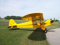 N41001 @ C77 - Piper J3L-65 - by Mark Pasqualino