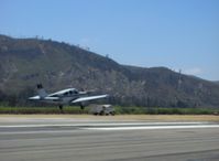 N252V @ SZP - 1971 Beech F33A BONANZA, Continental IO-520-BA, takeoff runway 22 - by Doug Robertson