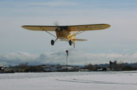 C-FAVB @ CAH3 - Only one bird playing on a snow covered runway at Courtenay Airpark on New Years Day, 2004!