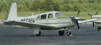 N2732W @ DAN - 1966 Mooney M20E in Danville Va. - by Richard T Davis