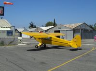 N98425 @ SZP - 1946 Piper Cub J3-C-65, Continental C90 90 Hp, refueling - by Doug Robertson