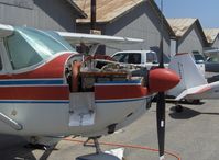 N2149G @ SZP - 1958 Cessna 182A SKYLANE, Continental O-470-S 230 Hp, open for maintenance - by Doug Robertson