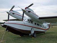 N642 @ OSH - G-21C turboprop Amphibian, in the North 40