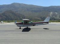 N6403V @ SZP - 1980 Cessna 172RG CUTLASS, Lycoming O&VO-360 180 Hp, taxi after landing Runway 22 - by Doug Robertson