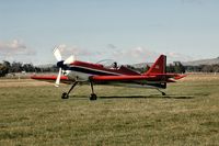 ZK-ZSO @ NZYP - Dave Cranna's Zlin Z50LS aerobatic monoplane at 2004 New Zealand National Aerobatic Championships - by Graeme Claridge