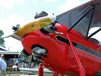 N864V @ OSH - Closeup of Kinner engine (immaculate)