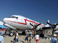 N500EJ @ OSH - Berlin Airlift's C-54 in Aeroshell Square - by Jim Uber