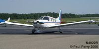 N4022R @ PVG - Patriotic colors on this Cherokee Six