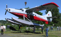 C-FMPY @ CAH3 - Floats just mounted,....now its time for the first flight over the fence........ - by Ken Wiberg