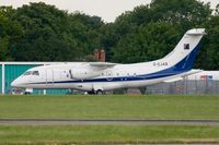 G-CJAB @ STN - On the way to the parking position. - by Andy Graf-VAP