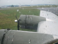 N9323Z @ IPT - Pilot's view of the left wing. - by Sam Andrews