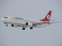 TC-JEV @ LKPR - Boeing 737-4Y0 - by Martin Myslivec