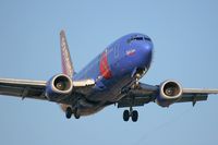 N647SW @ LAX - Southwest Airlines N647SW Triple Crown One (FLT SWA1584) from Phoenix Sky Harbor Int'l (KPHX) on final approach to RWY 24R.