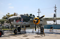 N30801 @ CMA - 1944 North American B-25J N30801 Executive Sweet at the wash rack at Camarillo Airport (CMA).