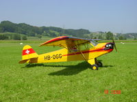 HB-OGG @ LSZT - PIPER J-3C-65/L-4.. - by Werner Huber