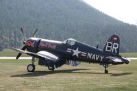 OE-EAS @ LSZS - Corsair at the most highly located airport of Europe - by Jolanda Caluori