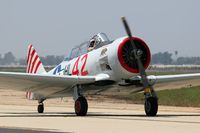 N86WW @ CMA - 1956 North American SNJ-4 N86WW SUGARFOOT taxiing at Camarillo Airport (CMA). - by Dean Heald