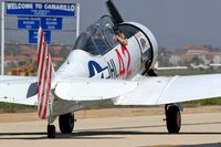 N86WW @ CMA - 1956 North American SNJ-4 N86WW SUGARFOOT taxiing at Camarillo Airport (CMA). - by Dean Heald