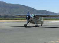N4638N @ SZP - 1944 Howard DGA-15P, P&W R985 450 Hp, 'White Bear' taxi to Runway 22 - by Doug Robertson