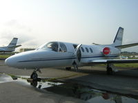 N422DA @ KBLM - waiting for passengers for a overnight flight - by William Hughes