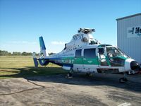 N97SV @ KJVL - SA365N-1 - by Mark Pasqualino