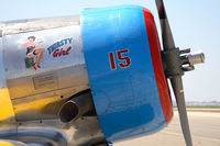 N4995C @ CMA - Nose art on Thirsty Girl parked at Camarillo Airport (CMA).